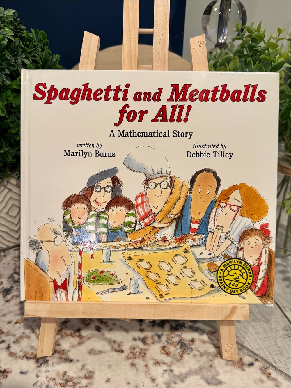 Spaghetti and Meatballs for All! Math Hardcover